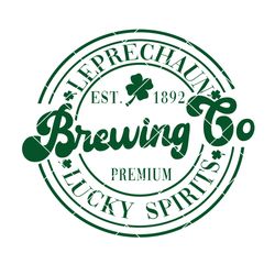 Leprechaun Brewing Co png, St Patricks Brewing Co Svg, St Patricks Day Svg, Irish Svg, Shamrock Svg, Clover Svg