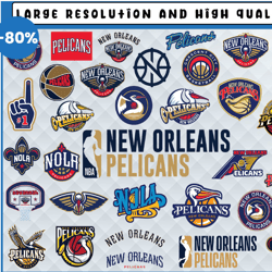 37 Files NBA New Orleans Pelicans svg, New Orleans Bundle svg, basketball svg,svg,NBA svg, NBA svg, Basketball Clipart,