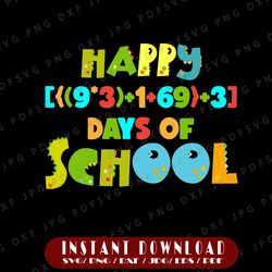 math formula 100 days of school svg png teacher boy girl gift svg, 100 days of school math svg png dxf