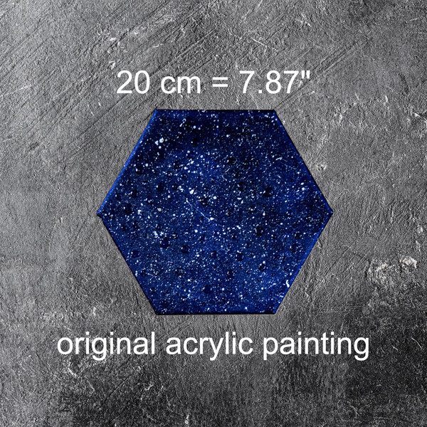 original-acrylic-interior-painting-abstract-minimalism-canvas-space-series-galaxy-hexagon