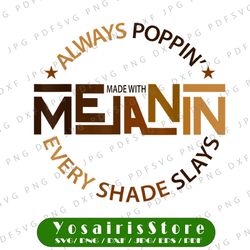 made with melanin always poppin' png, black girl magic, africa, afro woman png, black girl magic afro beauty black queen