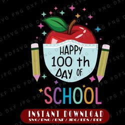 happy 100th day of school png, 100 days of distance virtual learning png for virtual teacher students  png