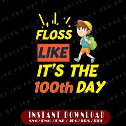 happy 100 days of school boy pandemic quarantine png, floss dance png, 100th day of school, virtual learning png