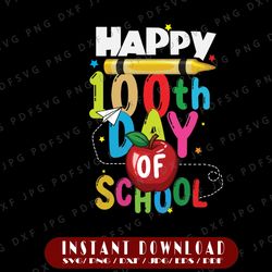happy 100th day of school pencil png, 100 days png, 100th day of school png, school png, 100th day of school png