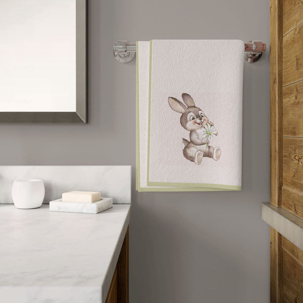 9 Funny Bunny guessing on a chamomile cross stitch pattern.jpg