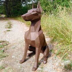 DOBERMANS papercraft, DIY