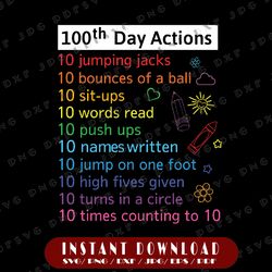 100 Days Of School Svg, 100th Activities Teacher Kids Boys Girls Svg, School Svg, 100th Day, Teacher Svg