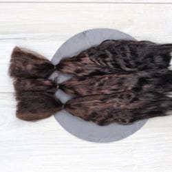 mohair doll hair 0.35 oz 19-28 cm color cocoa chocolate organic locks angora barbie reborn blythe bjd bullip parts