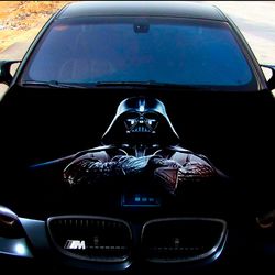 Vinyl Car Hood Wrap Full Color Graphics Decal Darth Vader Star Wars Sticker
