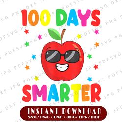 100 days of school png, 100th day of school apple kids boys png, 100 days of school smarter apple png download