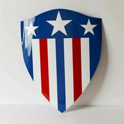 Captain Steve Avengers Shield, Comic Style Captain America's Shield Marvel Studio Shield - Home Decor Shield - Best Chri