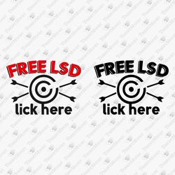 Free LSD Humorous Parody Graphic Design