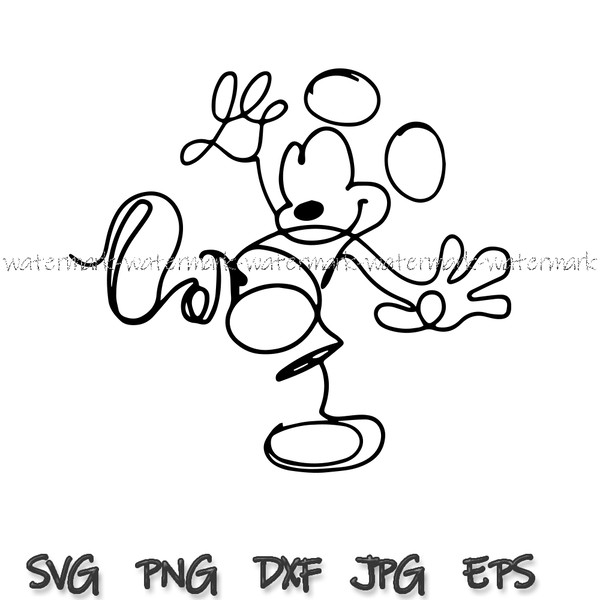 20a Mickeyy Mouse With Lines.png