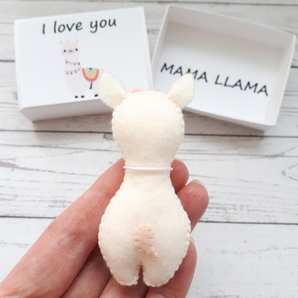 Llama Gifts Alpaca Plush Pocket Hug Mama Llama Mom Gift From Daughter Mothers Day Gift Box No Prob Llama 4