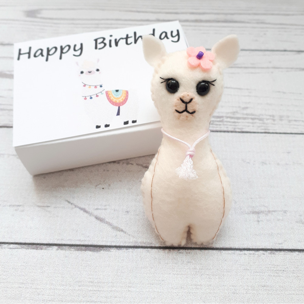 Llama Gifts Alpaca Plush Pocket Hug Mama Llama Mom Gift From Daughter Mothers Day Gift Box No Prob Llama 6