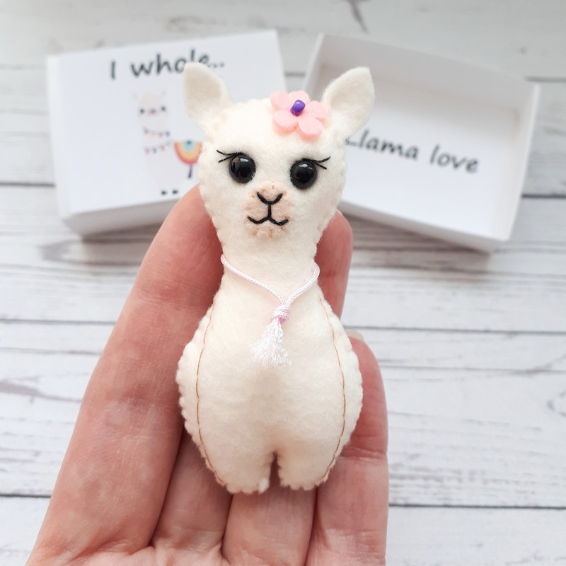 Llama Gifts Alpaca Plush Pocket Hug Mama Llama Mom Gift From Daughter Mothers Day Gift Box No Prob Llama 10