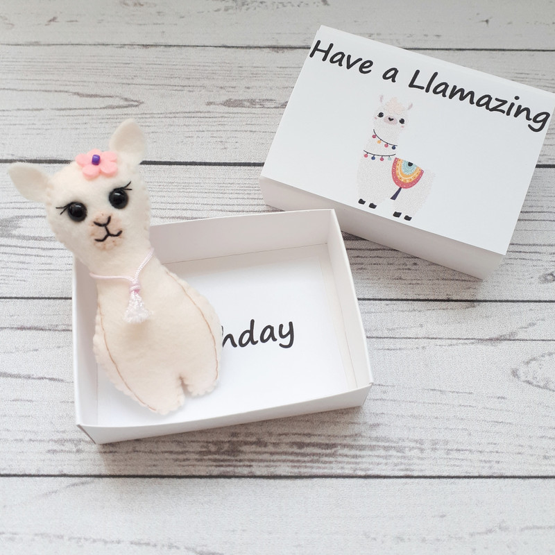 Llama Gifts Alpaca Plush Pocket Hug Mama Llama Mom Gift From Daughter Mothers Day Gift Box No Prob Llama 14