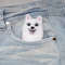 Custom-samoyed-dog-portrait-pin-from-photo-White-sammie-Handmade-needle-felted-pet-brooch