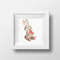 1 Funny Bunny with watermelon cross stitch pattern cross stitch chart for home decor and gift.jpg