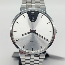 New quartz watch Mikhail Moskvin Gray Thin made in Russia Uglich 3003B-3