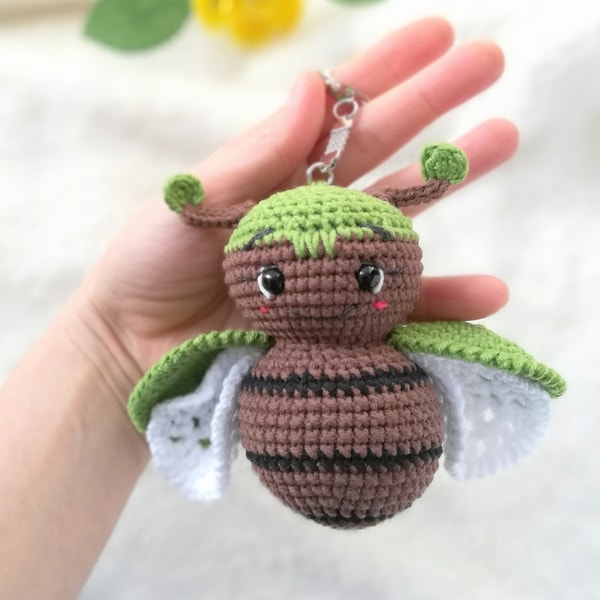 Crochet bug pattern, amigurumi insect tutorial little beatle - Inspire ...