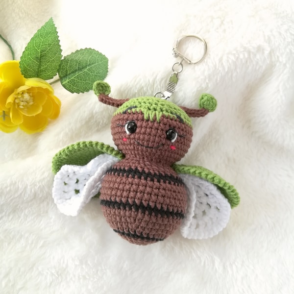 Crochet bug pattern, amigurumi insect tutorial little beatle - Inspire ...