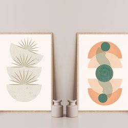 bohemian wall art | boho set of 2 prints, boho room decor prints, gallery wall art, wall art prints, digital download