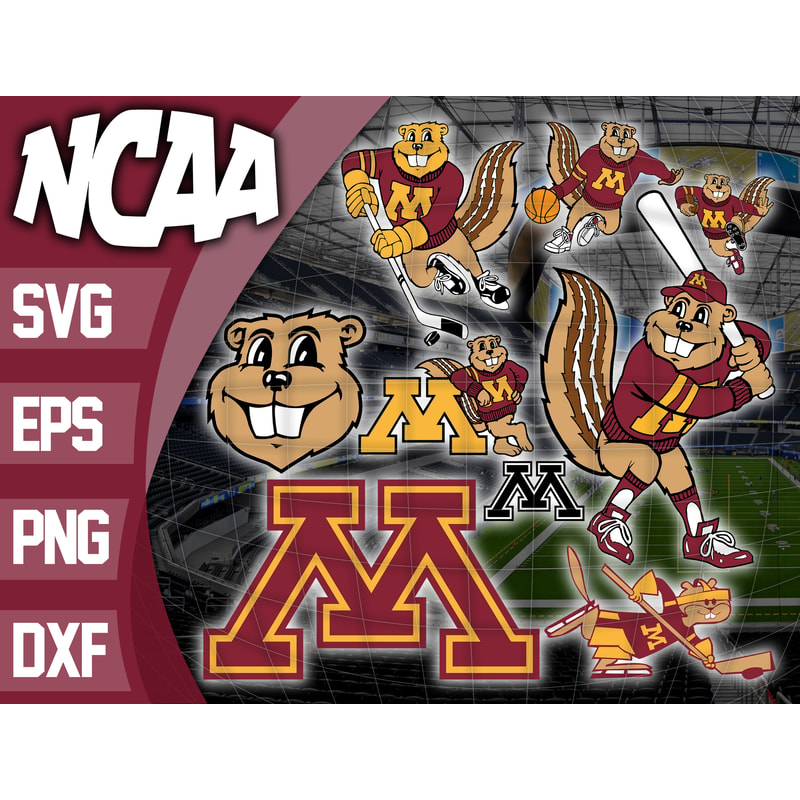Minnesota Golden Gophers SVG bundle , NCAA svg, NCAA bundle | Inspire ...