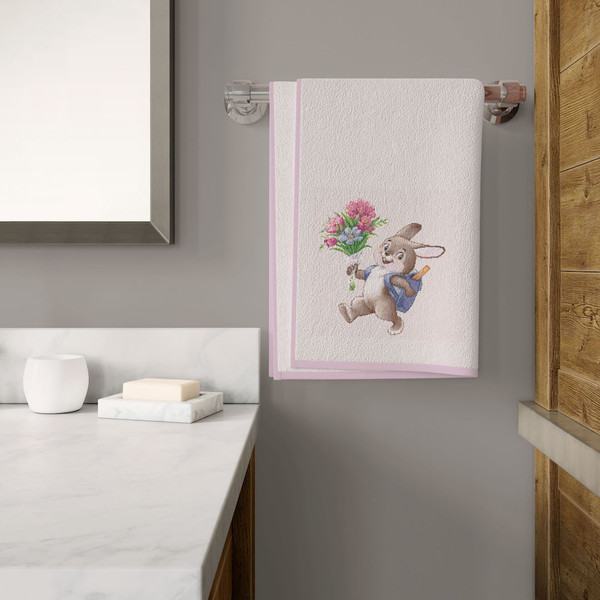 7 Funny Bunny is going to school cross stitch pattern cross stitch chart for home decor and gift.jpg