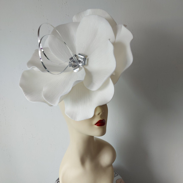 Bridal headdress, Festival hat, Foam rose hat.jpg