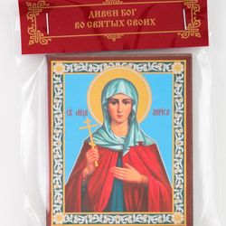 Saint Larissa the Goth icon compact size | orthodox gift | free shipping from the Orthodox store