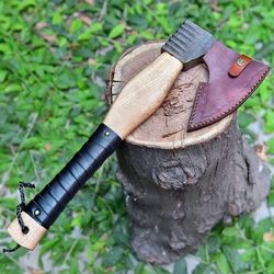 hunting axe, viking axe, with rose wood,wedding gifts for him, anniversary gifts for her, gifts for him, camping axes