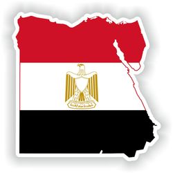 egypt map flag sticker  for laptop book fridge guitar motorcycle helmet toolbox door pc boat