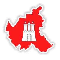 hamburg germany map sticker flag for laptop book fridge guitar motorcycle helmet toolbox door pc boat