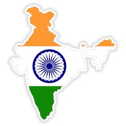 india map sticker flag for laptop book fridge guitar motorcycle helmet toolbox door pc boat