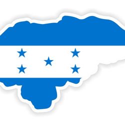 honduras map sticker flag for laptop book fridge guitar motorcycle helmet toolbox door pc boat