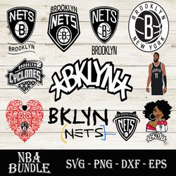 brooklyn nets bundle svg, brooklyn nets svg