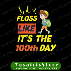 happy 100 days of school boy pandemic quarantine png, floss dance png, 100th day of school, virtual learning png digital