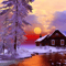 Winter evening in the fishing hut .jpg