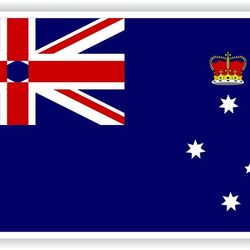 australia victoria oceania flag sticker for laptop book fridge guitar motorcycle helmet toolbox door pc boat