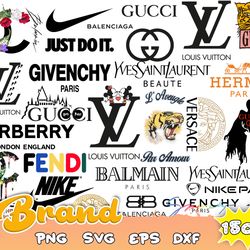 150 Logo Brand Bundle Svg, Fashion Brand Svg,Famous Brand Svg, Silhouette Svg Files
