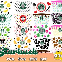 270 Starbucks Wrap Luxury svg bundle,Starbucks Wrap svg, Starbucks bundle, Starbucks Svg files for Cricut & Silhouette
