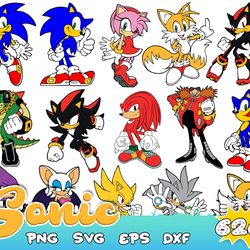 620 sonic svg, sonic head svg, sonic png, layered svg bundle, svg files for cricut, game svg, cartoon svg bundle