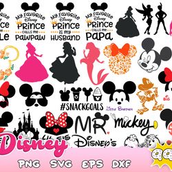 99k Disney Bundle Svg Png, Cricut Mickey Bundle, Disney SVG, Cricut Pritntable Disney Clipart silhouette