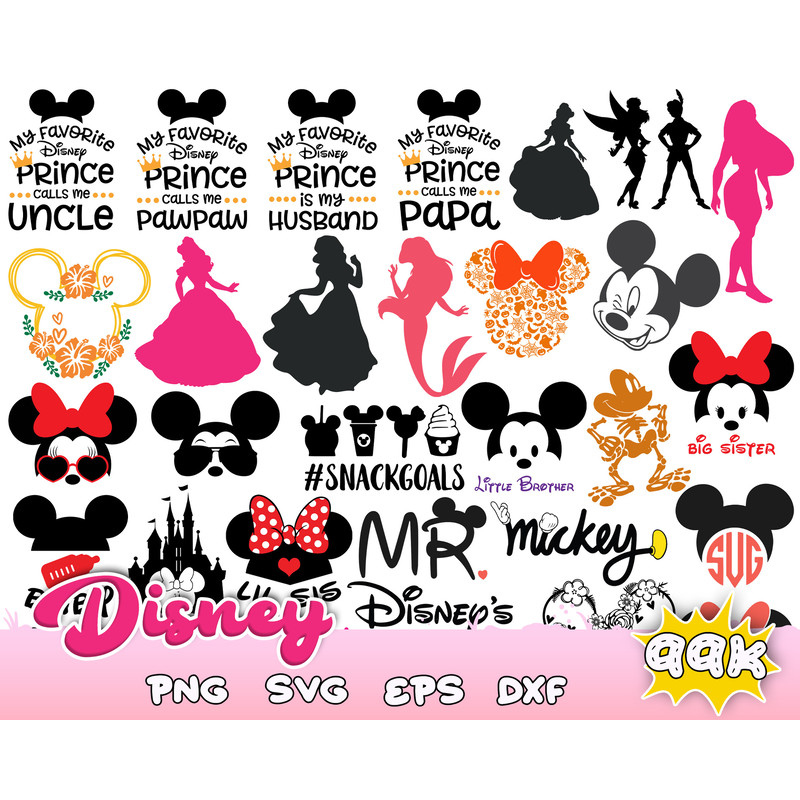 99k Disney Bundle Svg Png, Cricut Mickey Bundle, Disney SVG, Cricut Pritntable Disney Clipart silhouette.jpg