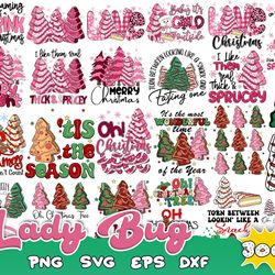 bundle christmas tree cake svg, little debbie christmas tree cake svg, christmas cake png, cricut christmas files