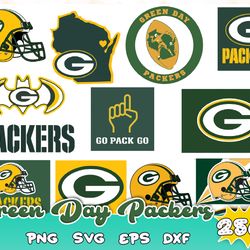 Green Bay Packers svg, Packers svg Bundle, Packers svg, Clipart for Cricut, Football SVG, Football , Digital download