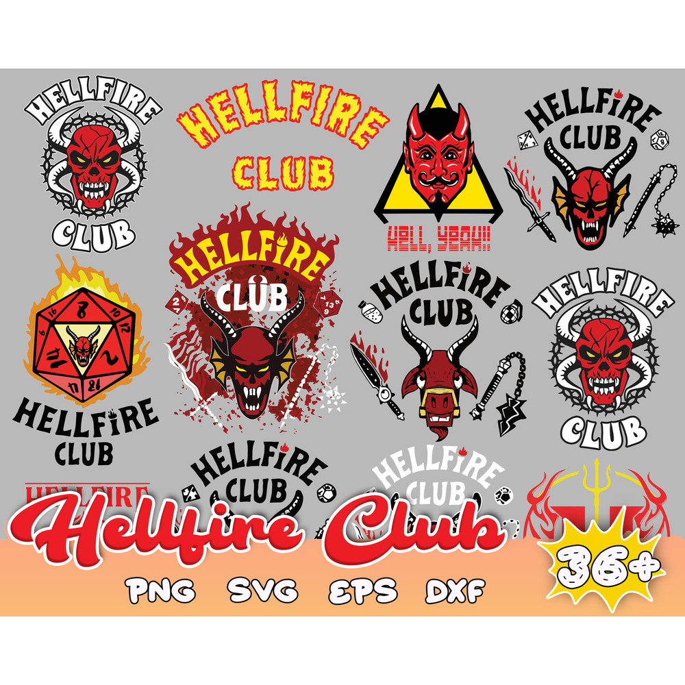 Hellfie Club SVG PNG EPS Digital download , Fire , dnd, devil, Hallowen png, Vintage halloween svg.jpg