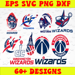 bundle 11 files washington wizards basketball team svg,  washington wizards svg, nba teams svg, nba svg, png, dxf, eps,