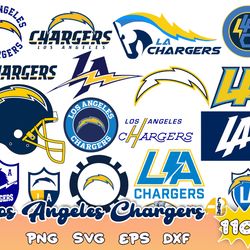Los Angeles Chargers  svg, Chargers  svg Bundle, Chargers  svg, Clipart for Cricut, Football SVG, Football , Digital dow